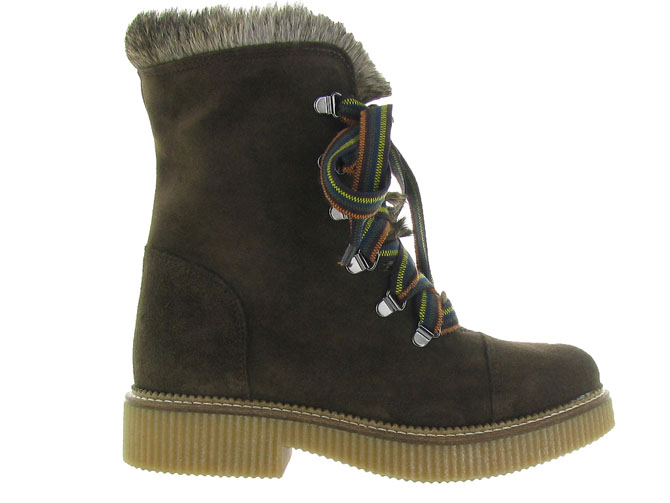apres ski bottes fourrees - Botte de neige - femme - Nubuck - Marron - Armando4392501_2