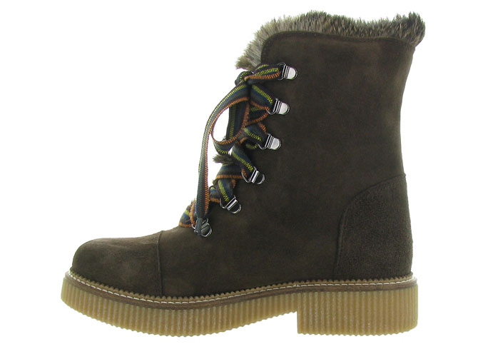 apres ski bottes fourrees - Botte de neige - femme - Nubuck - Marron - Armando4392501_4