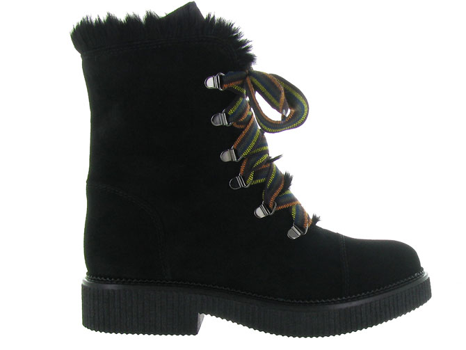 apres ski bottes fourrees - Botte de neige - femme - Nubuck - Noir - Armando4392502_2