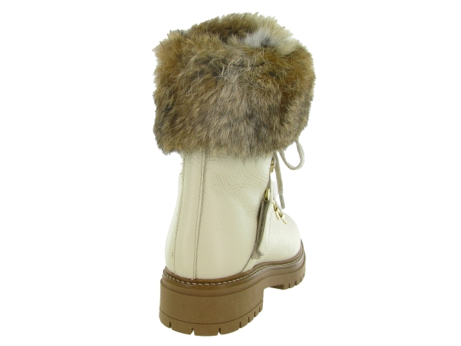 apres ski bottes fourrees - Bottine chaude - femme - Cuir - Beige - Armando4392607_5