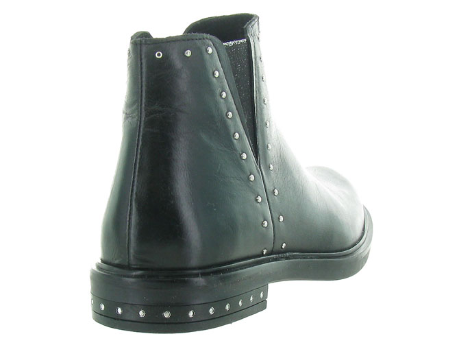 bottines et boots -  - junior fille - Cuir - Noir - Apples and pears4396701_5