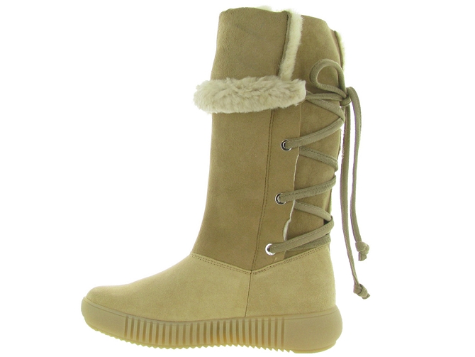 Oscar apres ski bottes fourrees ekru beige4398901_4