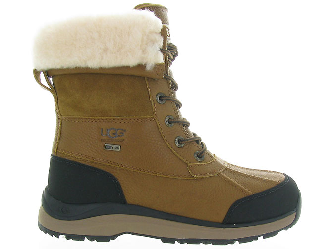 apres ski bottes fourrees - Botte de neige - femme - Cuir - Marron - Ugg australia4401801_2