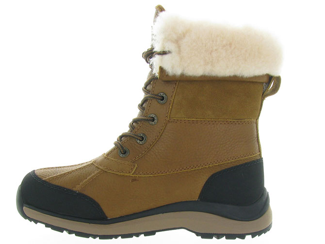 apres ski bottes fourrees - Botte de neige - femme - Cuir - Marron - Ugg australia4401801_4