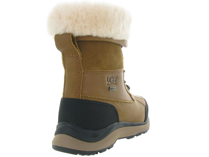 apres ski bottes fourrees - Botte de neige - femme - Cuir - Marron - Ugg australia4401801_5