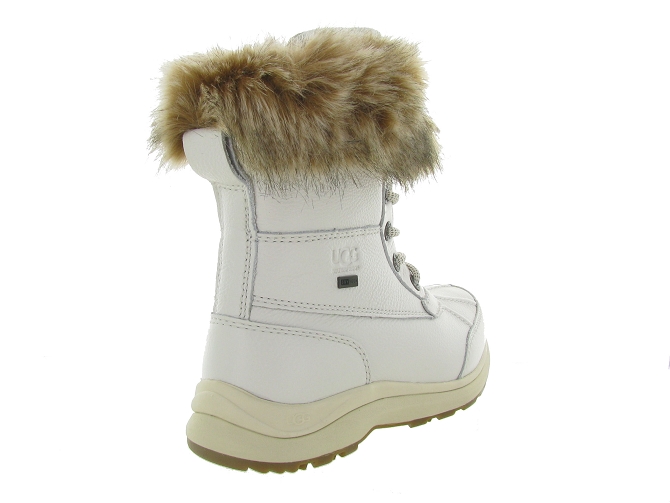 apres ski bottes fourrees - Botte de neige - femme - Cuir - Blanc - Ugg australia4401806_5