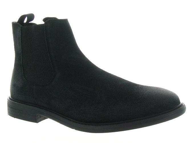 bottines et boots - Chelsea - homme - Cuir - Noir - Schmoove