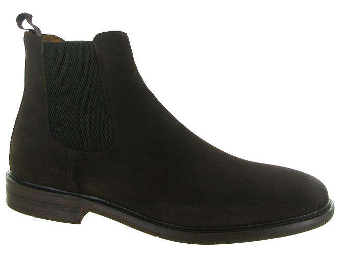 bottines et boots - Chelsea - homme - Cuir - Marron - Schmoove