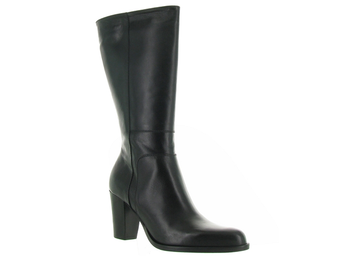 bottes - Cavalières - femme - Cuir - Noir - Armando