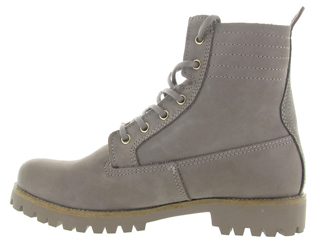 apres ski bottes fourrees - Botte de neige - femme - Nubuck - Gris - Black stone4412401_4