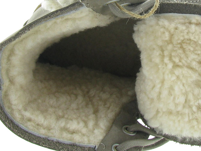 apres ski bottes fourrees - Botte de neige - femme - Nubuck - Gris - Black stone4412401_6