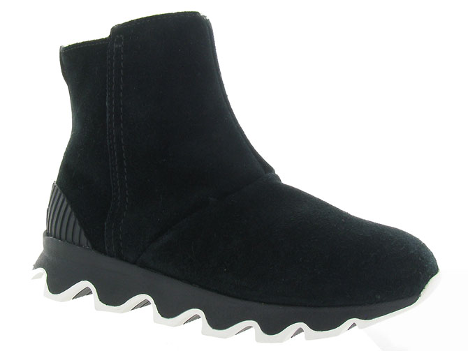 apres ski bottes fourrees - Botte de neige - femme - Cuir - Noir - Sorel