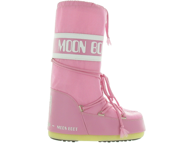 Moon boot apres ski bottes fourrees moon boot nylon kids rose4439304_2