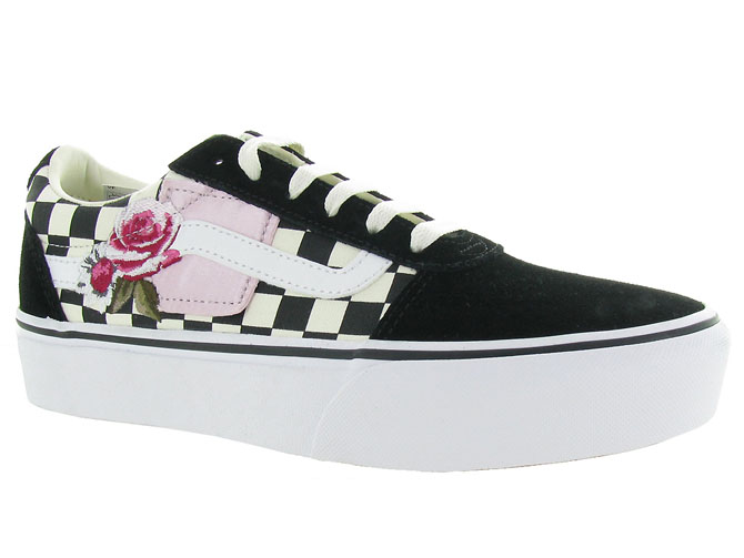 vans femme a fleur