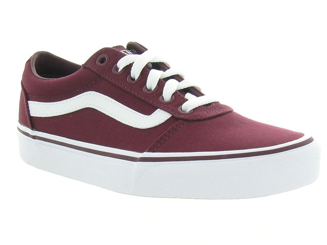 vans bordeaux scratch