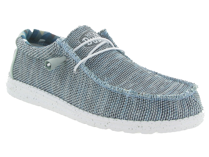 Hey dude baskets et sneakers wally sox argent4446005_1
