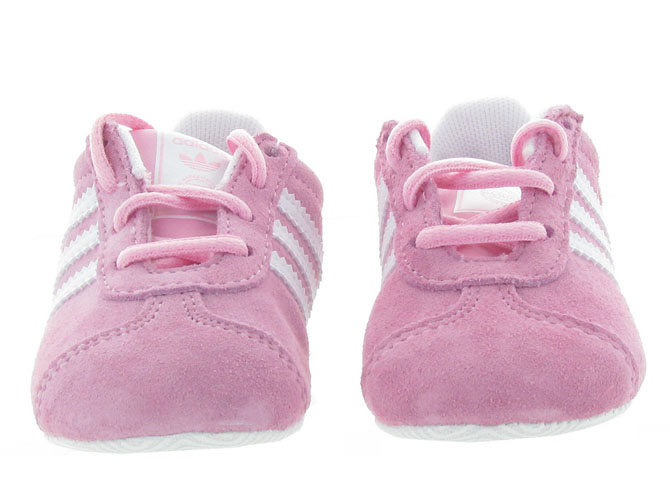 Adidas baskets et sneakers gazelle crib girl rose4451701_3