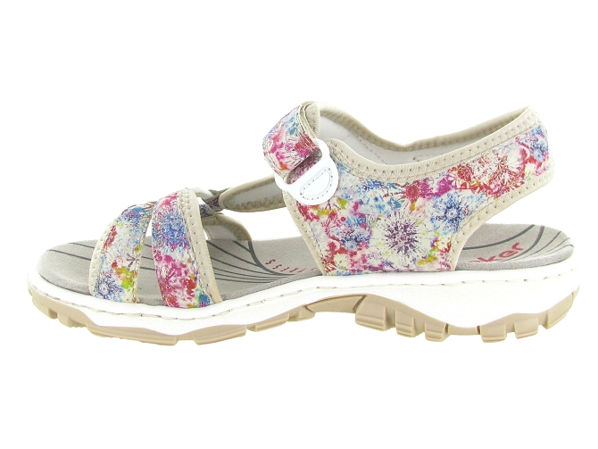 sandales et nu pieds - Confort - femme - Synthétique - Multicolor - Rieker4456002_4