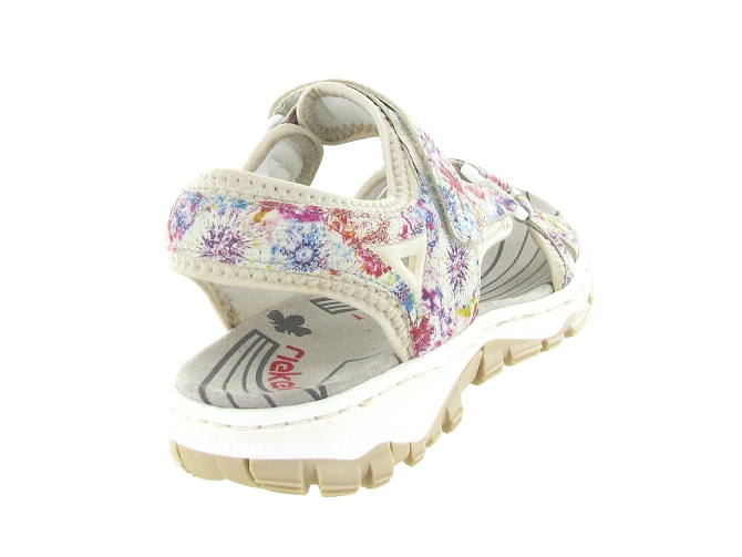 sandales et nu pieds - Confort - femme - Synthétique - Multicolor - Rieker4456002_5