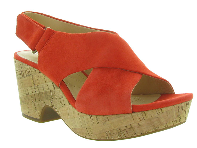 clarks maritsa lara orange
