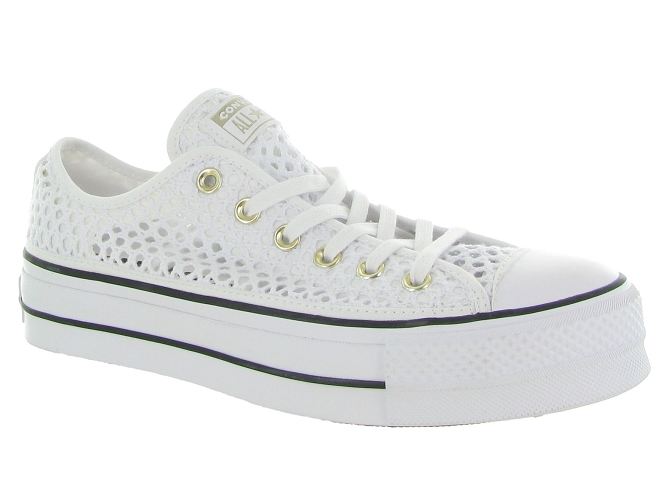 Converse baskets et sneakers ctas lift crochet blanc
