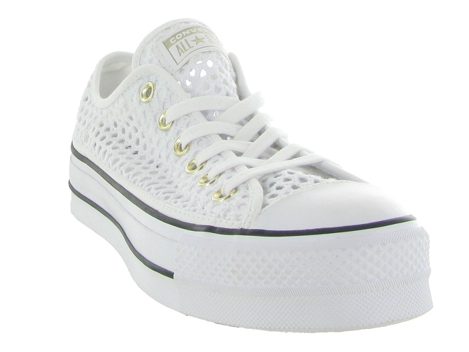 Converse baskets et sneakers ctas lift crochet blanc4464701_3