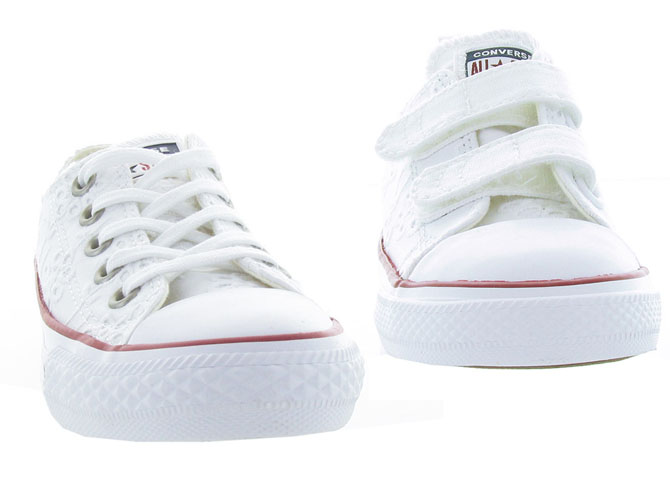 converse bébé blanche taille 17