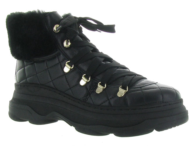 apres ski bottes fourrees - Botte de neige - femme - Nubuck - Noir - Armando