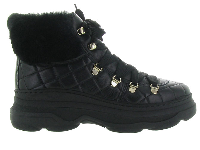 apres ski bottes fourrees - Botte de neige - femme - Nubuck - Noir - Armando4466001_3