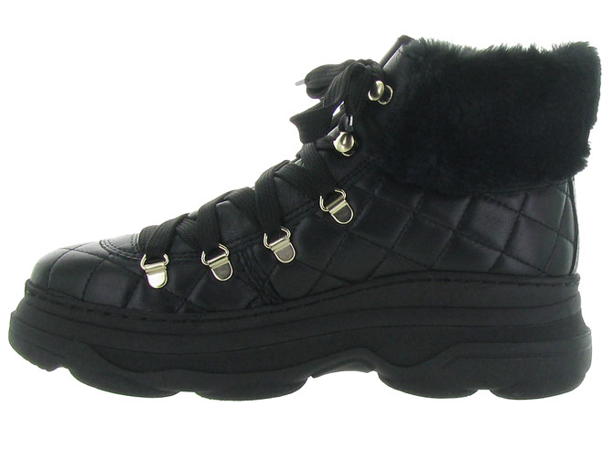 apres ski bottes fourrees - Botte de neige - femme - Nubuck - Noir - Armando4466001_5