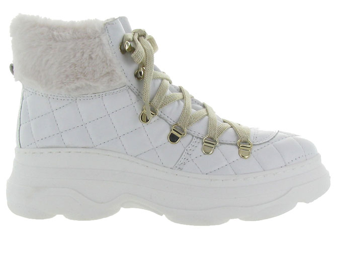 apres ski bottes fourrees - Botte de neige - femme - Nubuck - Blanc - Armando4466002_2