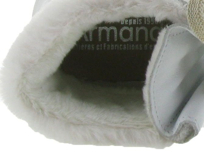 apres ski bottes fourrees - Botte de neige - femme - Nubuck - Blanc - Armando4466002_6