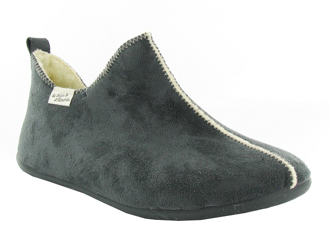 chaussons et pantoufles - Montant - femme - Synthétique - Gris - La maison de l espadrille
