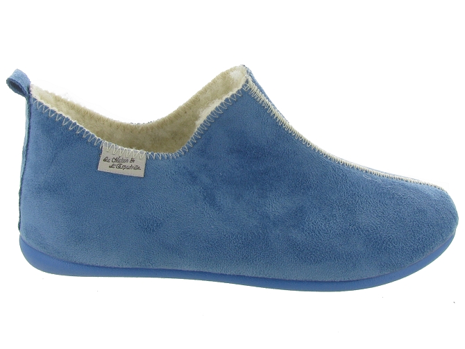 La maison de l espadrille chaussons et pantoufles 6030 bleu ciel4471407_2