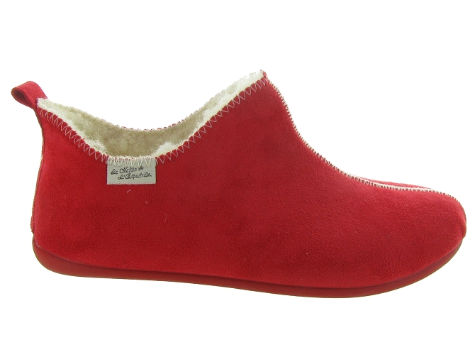 La maison de l espadrille chaussons et pantoufles 6030 rouge4471408_2
