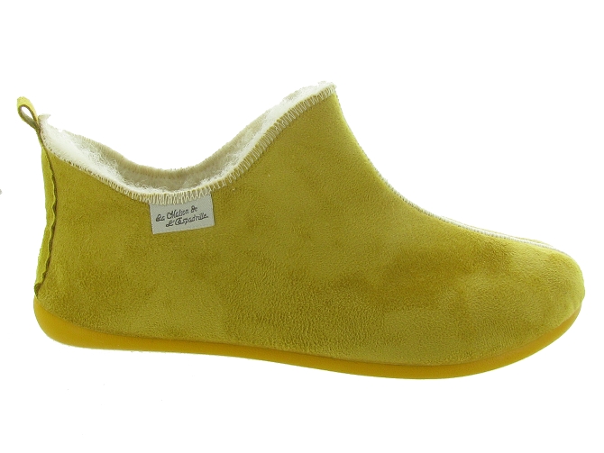 La maison de l espadrille chaussons et pantoufles 6030 jaune4471409_2