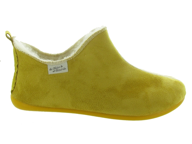 La maison de l espadrille chaussons et pantoufles 6030 jaune4471409_2