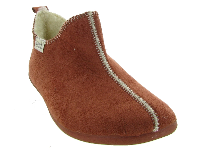 La maison de l espadrille chaussons et pantoufles 6030 corail4471410_3