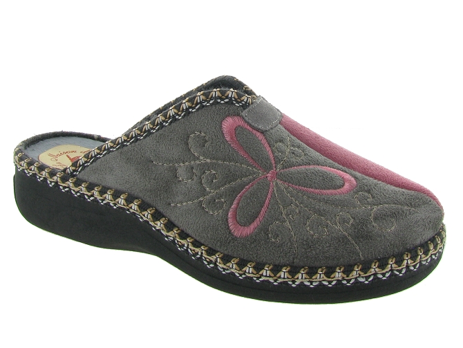 La maison de l espadrille chaussons et pantoufles 4205 rose