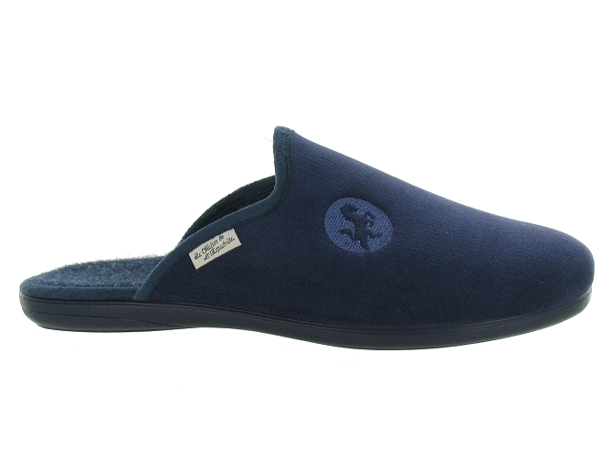 chaussons et pantoufles - Mules Sabots - homme - Synthétique - Bleu Marine - La maison de l espadrille4472001_2