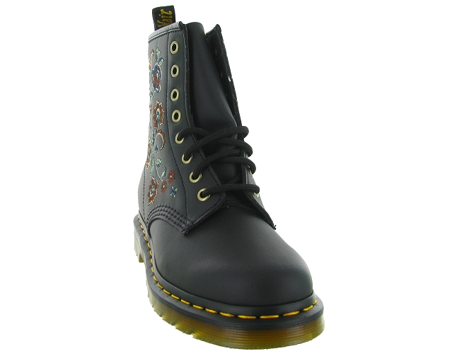 bottines et boots - Motardes - femme - Cuir - Noir - Doc martens4486403_3
