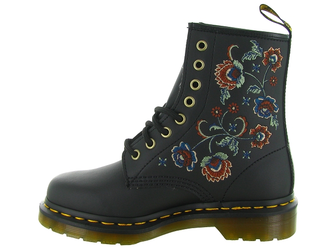 bottines et boots - Motardes - femme - Cuir - Noir - Doc martens4486403_4