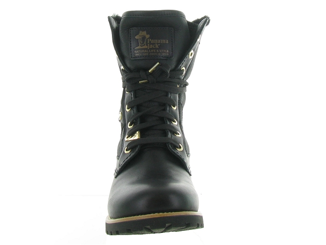 apres ski bottes fourrees - Botte de neige - femme - Cuir - Noir - Panama jack4499301_3