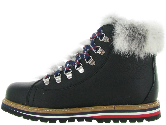 apres ski bottes fourrees - Botte de neige - femme - Cuir - Noir - Oscar4510401_4