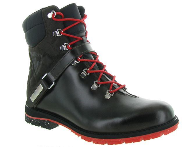 apres ski bottes fourrees - Botte de neige - femme - Cuir - Noir - Rossignol