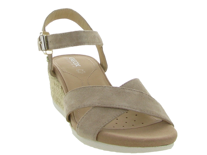 nu pieds - Corde - femme - Nubuck - Taupe - Geox4541301_3