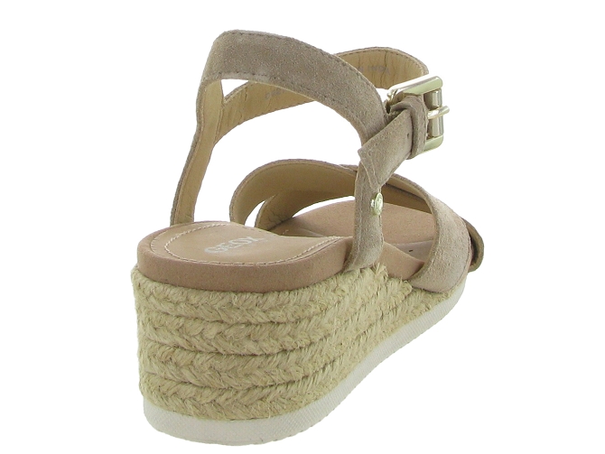 nu pieds - Corde - femme - Nubuck - Taupe - Geox4541301_5