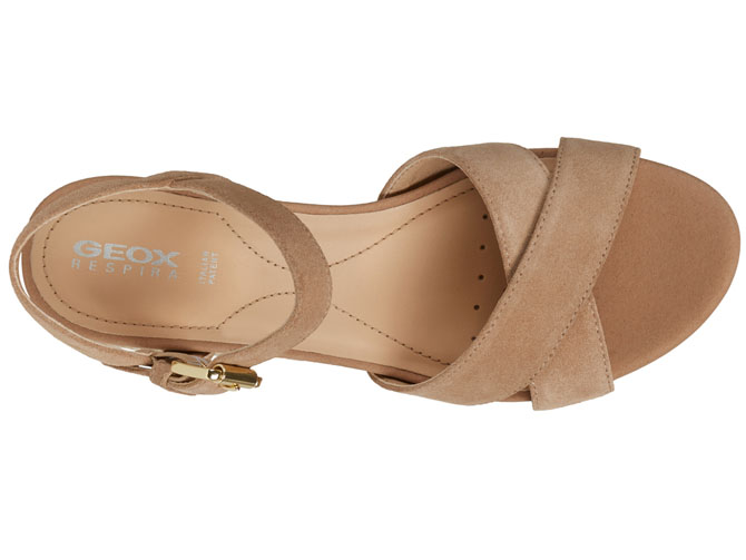 nu pieds - Corde - femme - Nubuck - Taupe - Geox4541301_6