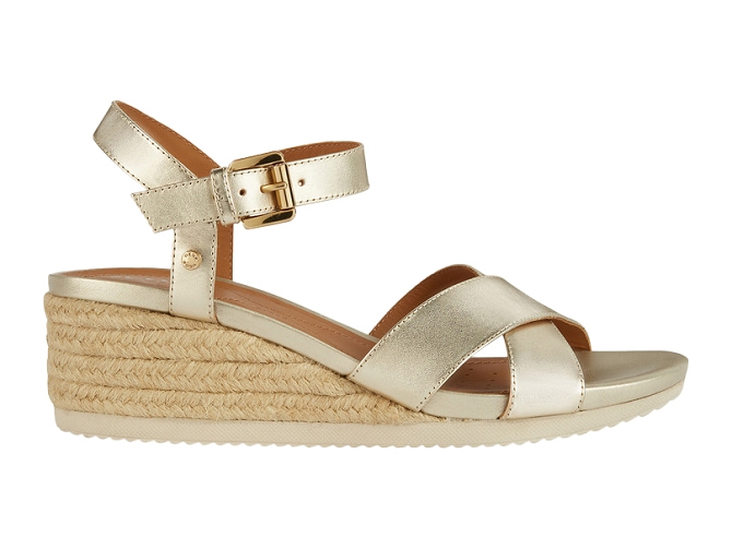 sandales et nu pieds - Corde - femme - Nubuck - Or - Geox4541304_2