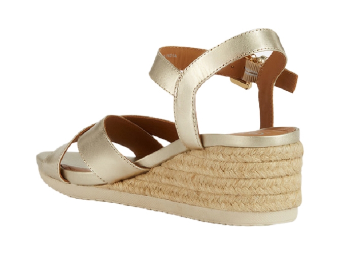 sandales et nu pieds - Corde - femme - Nubuck - Or - Geox4541304_3